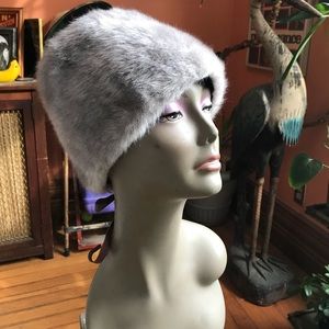FINAL SALE- Gray Faux Fur Pillbox Hat